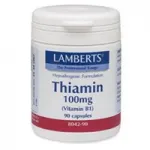 LAMBERTS THIAMIN 100mg (vit b1) 90caps - Μνήμη-συγκέντρωση στο Pharmakeio Online