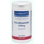 LAMBERTS NICOTINAMIDE (Vitamin B3) 250mg-Tabs 100 - Βιταμίνη Β στο Pharmakeio Online