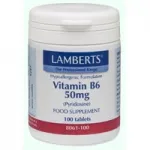 LAMBERTS B-6 50mg 100tabs (pyridoxine) για τις δύσκολες ημέρες του μήνα - Βιταμίνη Β στο Pharmakeio Online