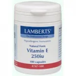 LAMBERTS NATURAL VIT E 250iu-Caps 100 - Βιταμίνη E στο Pharmakeio Online