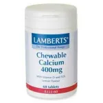 Lamberts Chewable Calcium 400mg 60tabs (Μασώμενη Ταμπλέτα) - Ασβέστιο στο Pharmakeio Online