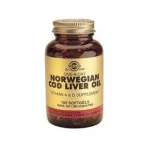 Νorwegian Cod Liver Oil 100 Softgels Solgar - Λιπαρά οξέα- Ω3-Ω6-Ω9 στο Pharmakeio Online