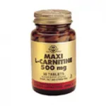 Maxi L-Carnitine  500mg 30Tabs Solgar - Αμινοξέα στο Pharmakeio Online