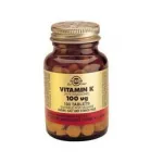 Vitamin K 100 mcg 100 Tablets Solgar - SOLGAR -20% στο Pharmakeio Online