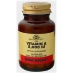 Vitamin A 5000 IU 100 tabs  Solgar - Βιταμίνη Α στο Pharmakeio Online