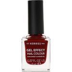 KORRES - GEL EFFECT Nail Colour Νο59 Wine Red - 11ml