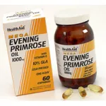 Health Aid Evening Primrose Oil 1000mg + Vitamin E vegetarian 30caps - Λιπαρά οξέα- Ω3-Ω6-Ω9 στο Pharmakeio Online