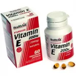 Health Aid Vitamin E 200iu Natural vegetarian capsules 60s - Αντιοξειδωτικά στο Pharmakeio Online