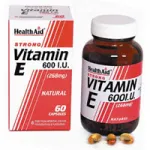 Health Aid Vitamin E 600iu Capsules 60s - Αντιοξειδωτικά στο Pharmakeio Online