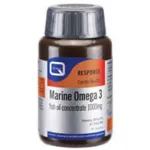 Marine Omega 3 Super Concentrated Fish Oil eq. to 1000mg, 90 caps Quest Vitamins - Λιπαρά οξέα- Ω3-Ω6-Ω9 στο Pharmakeio Online
