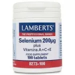 Lamberts Selenium 200μg Plus ACE, 100 Tablets - Σελήνιο στο Pharmakeio Online