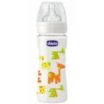 Chicco Μπιμπερό γυάλινo 250ml ΘΣιλικ. Nature Glass 0% BPA Με Σχέδια - Μπιμπερό στο Pharmakeio Online