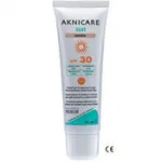 SYNCHROLINE AKNICARE SUN TEINTEE SPF 30, κρέμα προσώπου, προστατεύει από την ηλιακή ακτινοβολία (SPF30) ενώ παράλληλα έχει χρώμα παρέχοντας έτσι πλήρη κάλυψη των ατελειών, 50ML - Λιπαρό δέρμα στο Pharmakeio Online