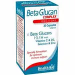 Health Aid Beta Glucan Complex 30vcaps - Kυκλοφορικό-καρδιά στο Pharmakeio Online