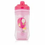 Dr. Brown's Hard Spout Insulated Cup Κύπελλο Θερμός με Σκληρό Στόμιο 12m+, 300ml : Ανθεκτικό, Ελαφρύ & Σχεδιασμένο για να διατηρήσει τα Ποτά Φρέσκα & Δροσερά, με Ασφαλές στις Διαρροές Στόμιο εκπαιδεύει το Παιδί στη Χρήση Κυπέλλου 01001GB χρώμα Ροζ - Κύπελλα στο Pharmakeio Online