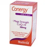 HealthAid Conergy Mega Strength CoQ-10 30mg 90caps - Ενέργεια-Τόνωση στο Pharmakeio Online