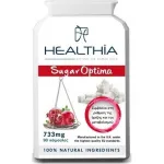 Healthia Sugar Optima 733mg 90 κάψουλες Συμβάλλει στην Προσπάθεια Ρύθμισης του Σακχάρου του Αίματος - Μείωση λίπους-όρεξης στο Pharmakeio Online
