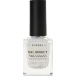 Korres Gel Effect Nail Colour 2 Porcelain White - Super προσφορές! στο Pharmakeio Online