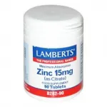 Lamberts Zinc 15mg as citrate 90tabs - Ψευδάργυρος στο Pharmakeio Online