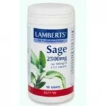 Lamberts -SAGE 2500mg εκχύλισμα φασκομηλιάς για καλύτερη μνήμη 90 tabs - Μνήμη-συγκέντρωση στο Pharmakeio Online