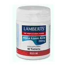 LAMBERTS ALPHA LIPOIC ACID 250mg/90tabs, ενέργεια-αντιοξειδωτικό - Αντιοξειδωτικά στο Pharmakeio Online