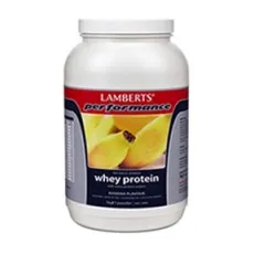 Whey Protein Concentrate Banana 1000gr LAMBERTS - Πρωτεϊνες στο Pharmakeio Online