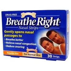 Breathe Right ρινικές ταινίες για μειωση του ροχαλητού 30 ταινίες - Ροχαλητό στο Pharmakeio Online