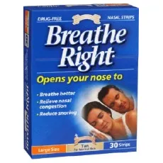 Breathe Right Ρινικές Ταινίες Large 30τεμ. - Ροχαλητό στο Pharmakeio Online
