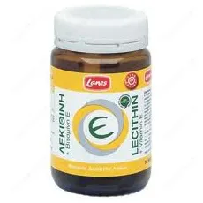 Lecithin 1000mg + Vit E - 30 Κάψουλες LANES - Λιποδιαλύτες στο Pharmakeio Online