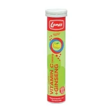 Lanes Effervescent Vitamin C lOOOmg + Ginseng Λεμόνι - Βιταμίνη C στο Pharmakeio Online