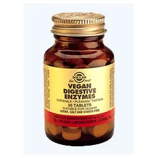 Vegan Digestive Enzymes (Chewable): 100 Tablets Solgar - Προβιοτικά-Πεπτικό στο Pharmakeio Online