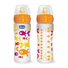 Mπιμπερόν Well Being 0 BPA 330ml Ironic, Θηλή Καουτσούκ - Μπιμπερό στο Pharmakeio Online