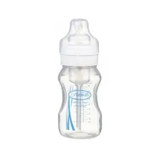 Διάφανο πλαστικό μπουκάλι 250 ml με φαρδύ λαιμό Dr.Brown's 455 - Μπιμπερό στο Pharmakeio Online