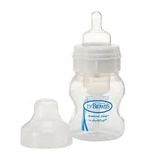 Dr. Brown's Διάφανο πλαστικό μπουκάλι 120 ml με φαρδύ λαιμό κωδ.555 - Μπιμπερό στο Pharmakeio Online