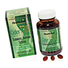 Health Aid Cider Trim capsules 90s μηλόξυδο - Μείωση λίπους-όρεξης στο Pharmakeio Online