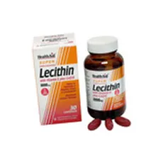 HealthAid Lecithin 1000mg + Natural Vitamin E 45iu + CoQ 10 10m - Λιποδιαλύτες στο Pharmakeio Online