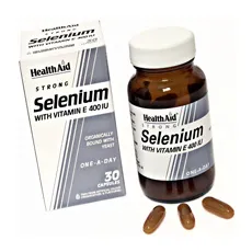 Health Aid Selenium 100ug + Vitamin E 400iu capsules 30s - Σελήνιο στο Pharmakeio Online