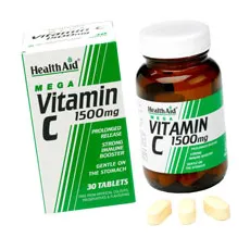 Health Aid Vitamin C 1500mg Prolonged Release tablets 30s - Βιταμίνη C στο Pharmakeio Online