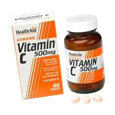 Health Aid Vitamin C 500mg Chewable Orange Flavour tablets 60s - Βιταμίνη C στο Pharmakeio Online