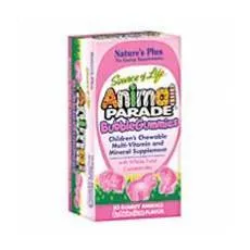 Nature's Plus Animal Parade Bubble Gummies 50gummies - Παιδικά συμπληρώματα στο Pharmakeio Online