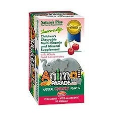 Nature's Plus Animal Parade Cherry 90tabs - Παιδικά συμπληρώματα στο Pharmakeio Online