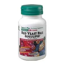 Nature's Plus Red Yeast Rice / Gugulipid - Χοληστερίνη-τριγλυκερίδια στο Pharmakeio Online