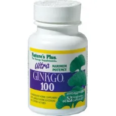 Nature's Plus Ultra Ginkgo 100mg 60caps - Μνήμη-συγκέντρωση στο Pharmakeio Online
