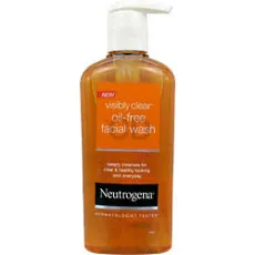 Neutrogena Visibly Clear Oil-Free Facial Wash 200ML - Λιπαρό δέρμα-Ακμή στο Pharmakeio Online