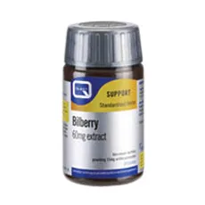 Bilberry 60mg Extract eq. to 6000mg, 30 tabs Quest Vitamins - Oπτικά στο Pharmakeio Online