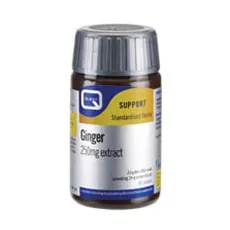 Ginger extract 250mg 90 tabs Quest Vitamins - Προβιοτικά-Πεπτικό στο Pharmakeio Online