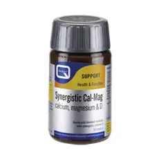Synergistic Cal-Mag Calcium, Magnesium & Vitamin D, 30 tabs Quest Vitamins - Βιταμίνη D στο Pharmakeio Online