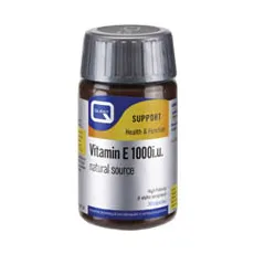 Vitamin E 1000iu D-Alpha Tocopherol, 30 caps Quest Vitamins - Βιταμίνη E στο Pharmakeio Online