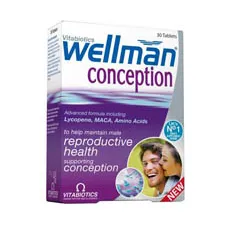 WELLMAN Conception 30tabs Vitabiotics - Τονωτικά-Διεγερτικά στο Pharmakeio Online