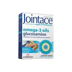 Jointace Omega-3 & Glucosamine, 30 caps Vitabiotics - Πόνοι αρθρώσεων στο Pharmakeio Online